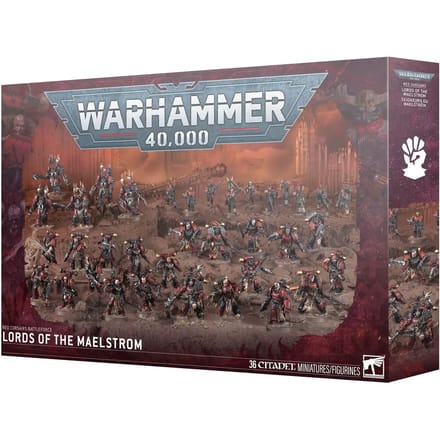 Beeldjes Games Workshop Warhammer 40k - Battleforce Red Corsairs : Seigneurs du Maelstrom