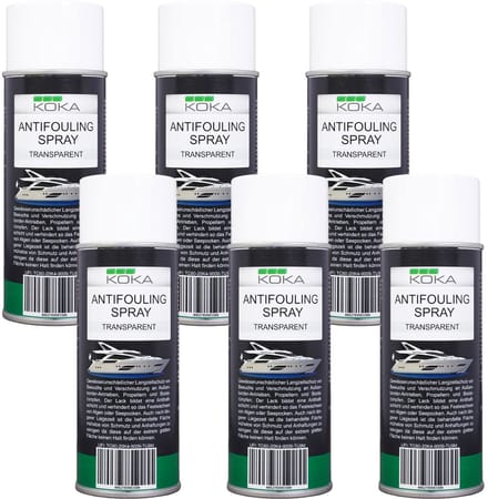 6x antifouling spray transparant