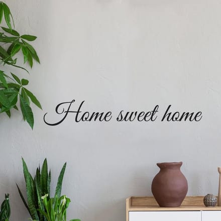 Muursticker "Home sweet home"