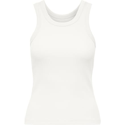 slim fit tanktop van mix van biologisch katoen model 'VAL'