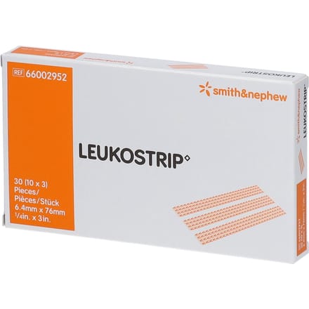 Leukostrip 6,4mmx 76mm 3 Strips 10 66002952