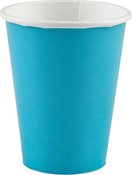 8 bekers Paper Carribean 266 ml