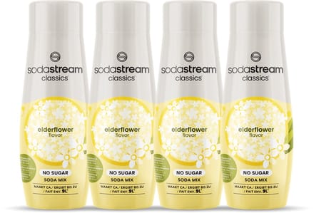 Sodastream Elderflower zero Siroop 4 x 440ml