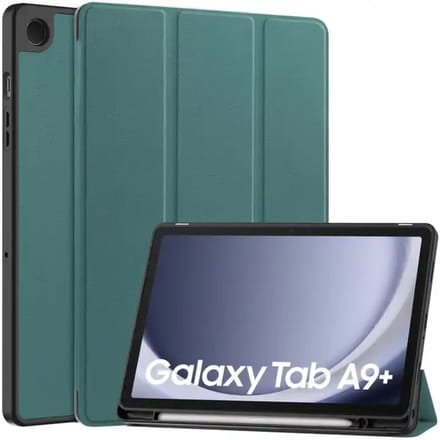 EtuiTab - Smart Pencil Hoes - Samsung Galaxy Tab A9+ Plus - Groen - Magnetische Sluiting