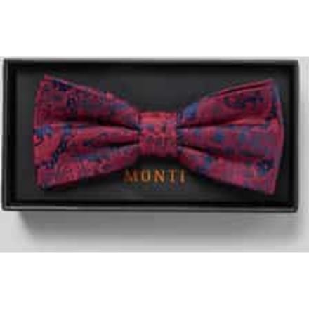 Zijden strik met paisleymotief, model 'Flavio'