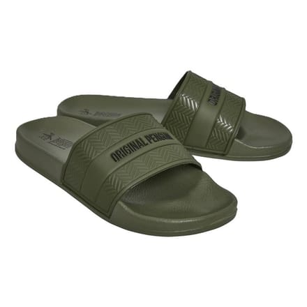 Penguin Paradise Heren Khaki Slippers