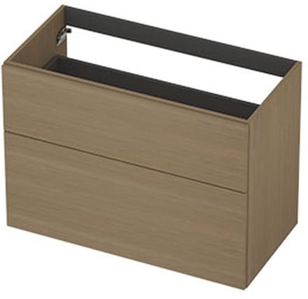 INK - Onderkast 2L A-sym Decor Tbv Grepen - 900x450x650 Mm - Olijf Eiken