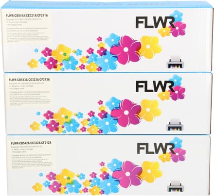 FLWR - Toners / 131A / 3-pack CMY kleur - Geschikt voor HP
