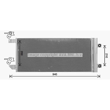 Condensator, airconditioning HIGHWAY AUTOMOTIVE MN5151D