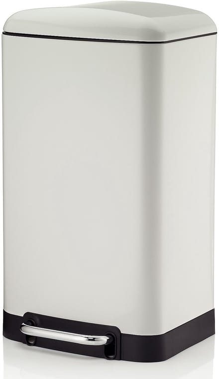 Afvalemmer RVS Wit, 30 L - Kela | Davino