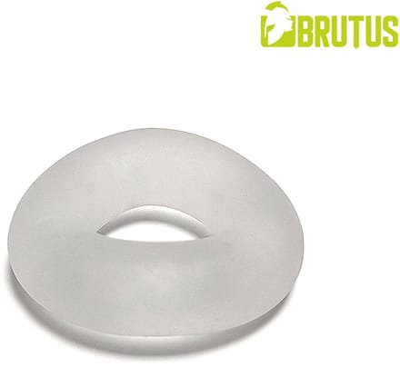 Brutus - ICE - Silasoft Ergo Cockring - Transparant