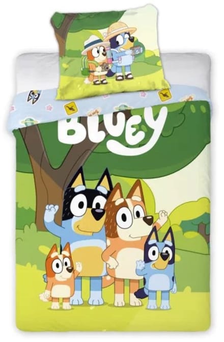 Bluey Dekbedovertrek nature 140 x 200 cm - katoen