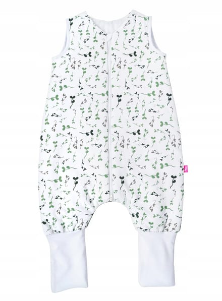 Omslagdoek met voeten TOG 2 (1,5-2,5 jaar) Groene Bladeren