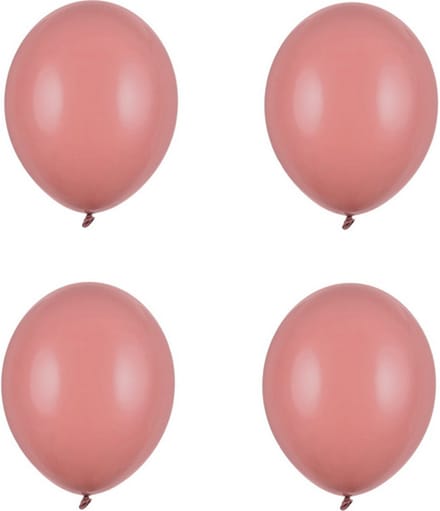 Partydeco - Ballonnen latex - Wild Rose 27 cm (100 stuks)