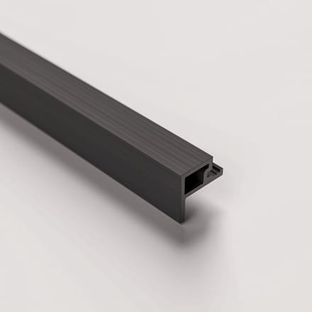 Barnwoodweb WPC Startprofiel Lichtgrijs – 270 × 2,6 × 4,9 cm - Startprofiel voor WPC Buitenpanelen Lichtgrijs