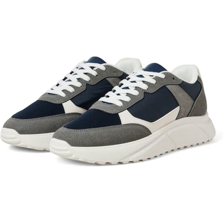 Jack & Jones Aspire Runner Polyurethaan Heren Castlerock/Navy Blazer Sneakers