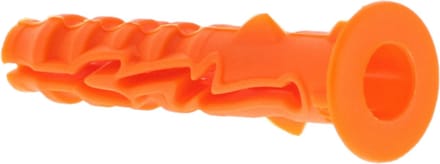 Spit Nylon Plug d.6x30 met kraag - 057080