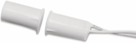 Inbouwcontact - Deur raam - Alarm systeem - Compact formaat - 9x19 mm - Wit