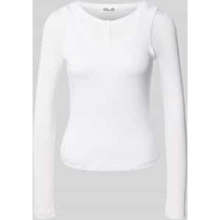 Shirt met lange mouwen van viscosemix