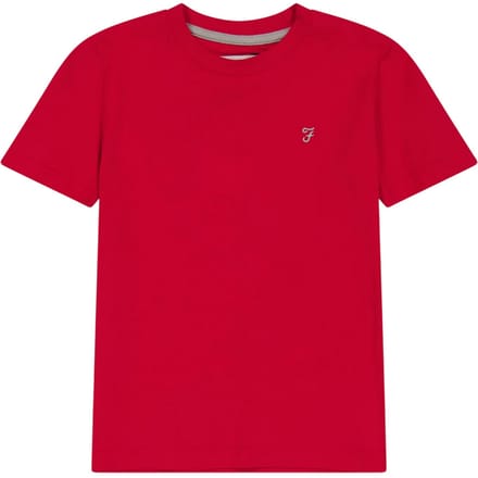 Farah Kinderen/Kinderen Denny Crew Hals T-shirt (Rood)