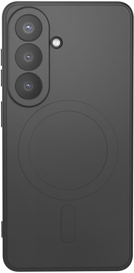 Bigben Connected, Hoesje geschikt voor Galaxy S26 Plus - Flexibel Siliconen Soft Touch Magnet, Zwart