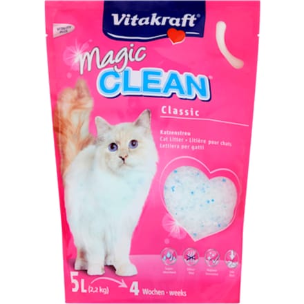 5L Magic Clean Silicaat Vitakraft Kattenbakvulling