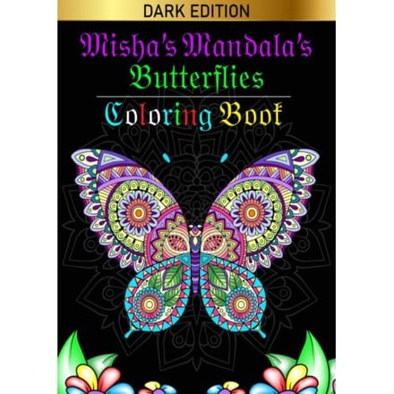 Misha's Mandala'S: Butterflies - HugoElena Black Edition