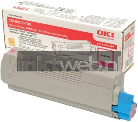 OKI 43381906 toner cartridge magenta (origineel)