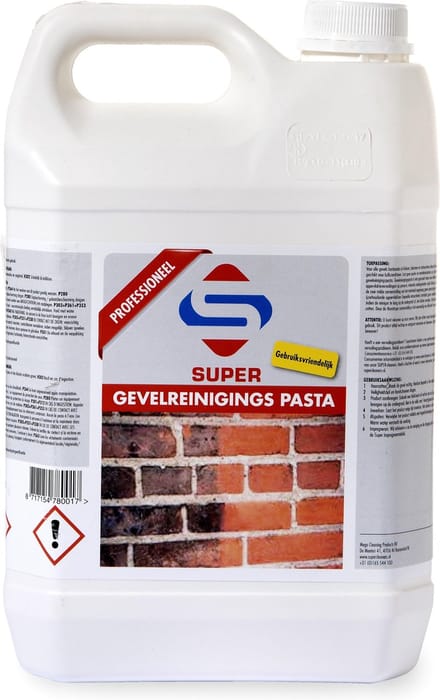 SuperCleaners - Gevelreiniger - Gevelreinigingspasta - 5L