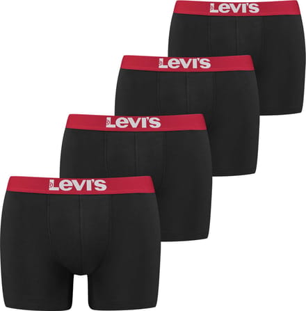 Levi's 4P boxers basic combi zwart - S