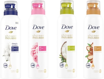Dove Shower Mousse Mix - Voordeelverpakking 4 x 200 ml