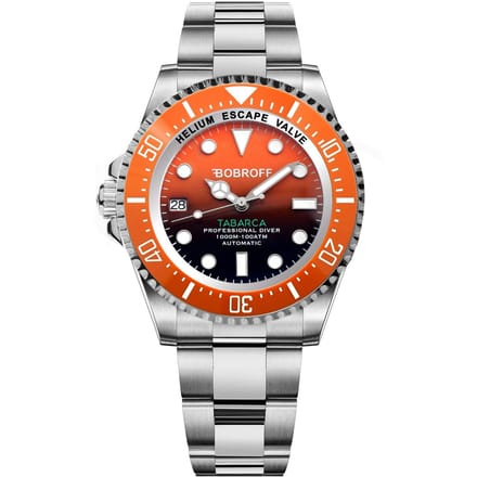 Horloge BOBROFF BF0004ibn. Automatisch, Kleur oranje. Man. orange