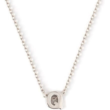Orelia letter ketting Q zilverkleurig