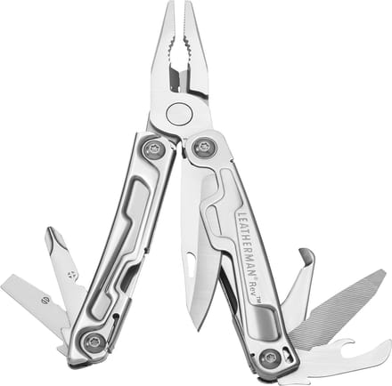 Leatherman - Rev Multi-Tool - 14 Gereedschap, Roestvrij Staal, Zilver