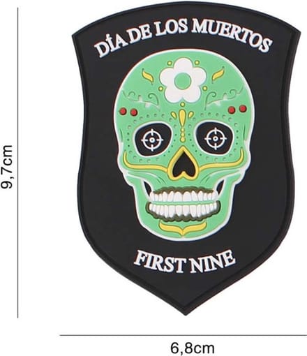 Embleem 3D PVC First Nine Schild Groen