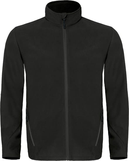 Fleecevest 'Coolstar Men Fleece Full Zip' Maat M Zwart