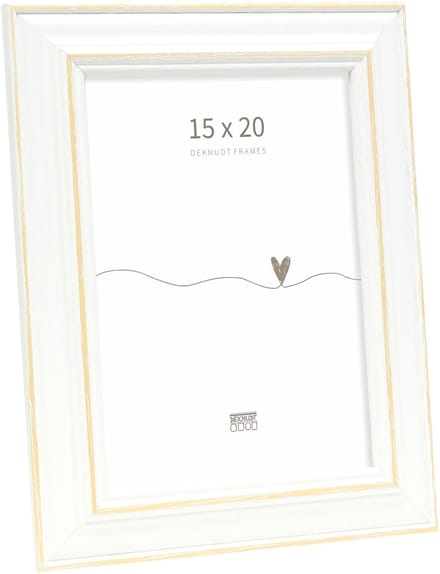 Deknudt S221H1 15X20 Wissellijst Papierformaat: 20 x 15 cm (b x h) 20 cm x 15 cm Wit