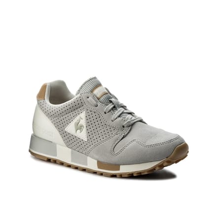 Le Coq Sportif Omega Premium Heren Grijze Trainers