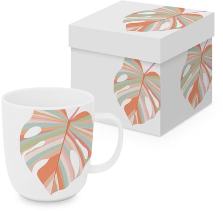 PPD - Mok 400 ml - Pastel leave matte