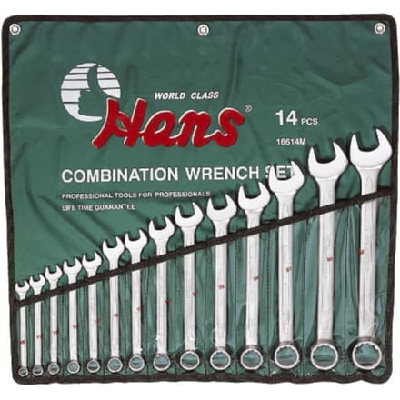 Schroeven en steeksleutelset HANS 14st 10-24 27 30 32mm