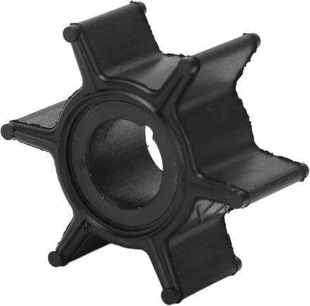 Waterpomp Impeller - Motor Impeller Boot Impeller - Motor Onderhoud - 6 Bladen - 33.58 mm diameter - Zwart