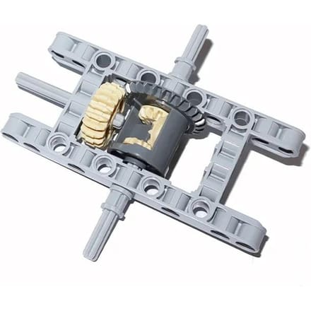 Bouwstenen Differentieel Tandwielen Zelfborgende Stenen MOC Technische Componenten Kits Frame Kit Pakket 65413 65414 62821