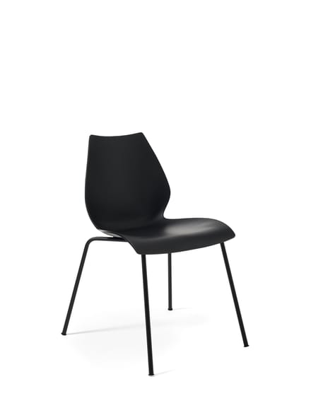 Kartell Maui stoel - zwart - antraciet