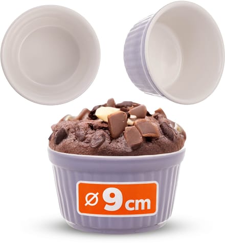 Maes keramische ovenschaal 9 x 5 cm paars 1 st.