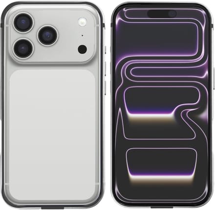 Rixus Crash Guard Case For Apple iPhone 17 Pro Max Light Grey