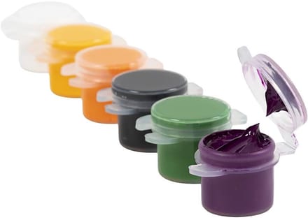Creativ Company acrylverf set Halloween kleuren 6x5 ml voor kinderen.