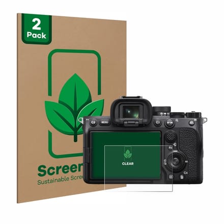 2 Stuks Screenprotector voor Sony Alpha 7 IV - Hoogwaardige Beschermfolie transparant