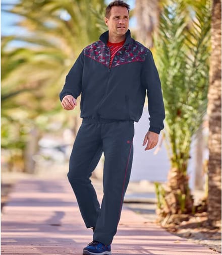 ATLAS FOR MEN - Trainingspak van microvezel - Heren - Verkrijgbaar in grote maten - 3XL