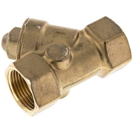 Rp 1'' Messing Y Terugslagklep 10 bar (145 psi) FKM
