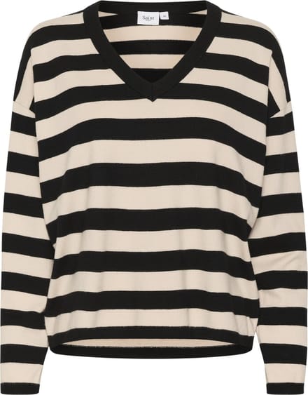 Saint Tropez FikamSZ V-Neck Pullover Dames Trui - Maat S